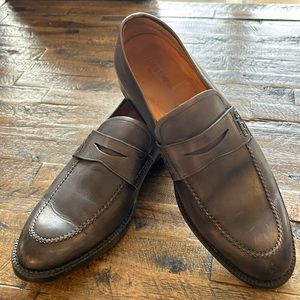 Jack Erwin Size 10 Gray Loafers